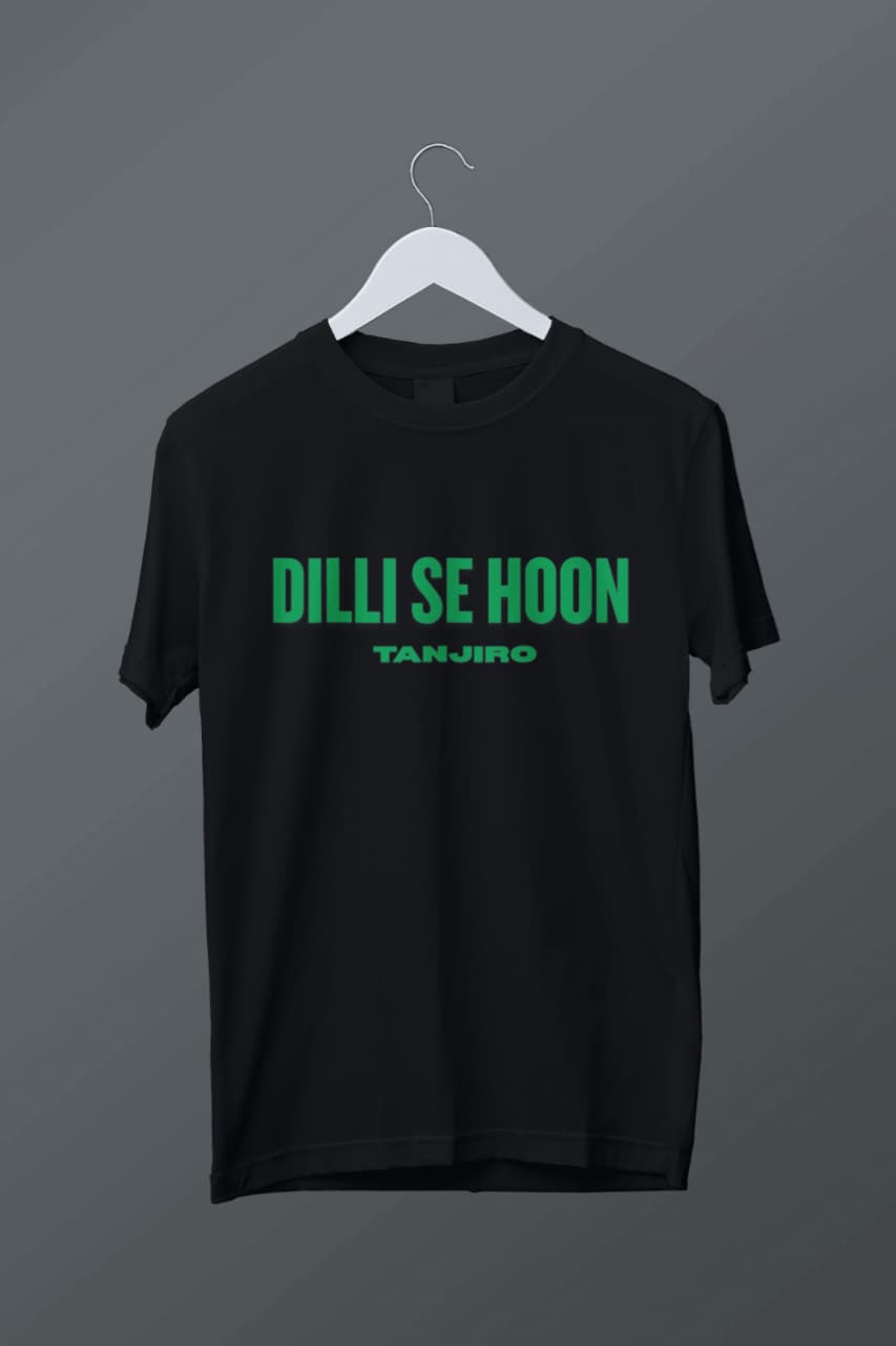 Dilli Se Hoon Tanjiro Tee – City Pride, Demon Slayer Style