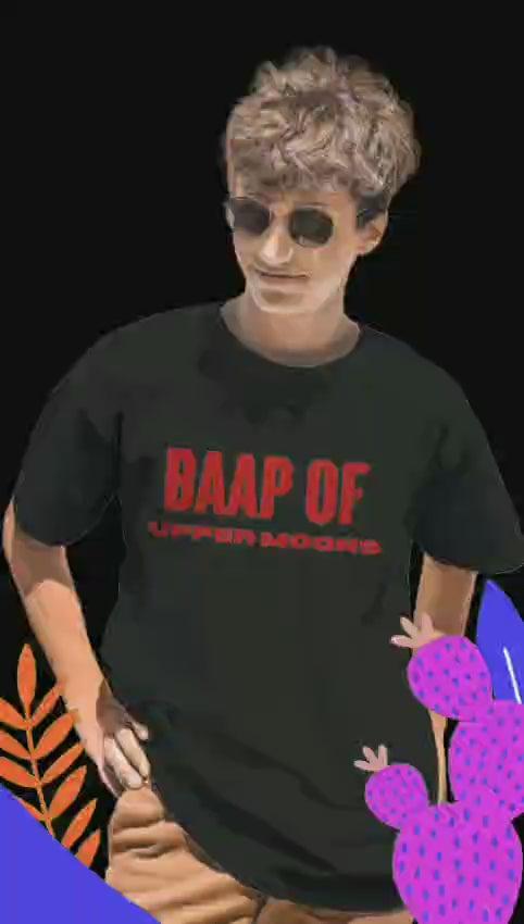 Baap of Upper Moons Tee – Demon Slayer Boss Energy